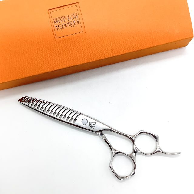 ミズタニシザーズ ミズタニシザーMIZUTANI SCISSORS Acroleaf WIDE K-25正刃 オフセット シザー セニング 美容ハサミ すきばさみ 美容師 理容師 約15～25% 右利き 5.8インチ sc2493