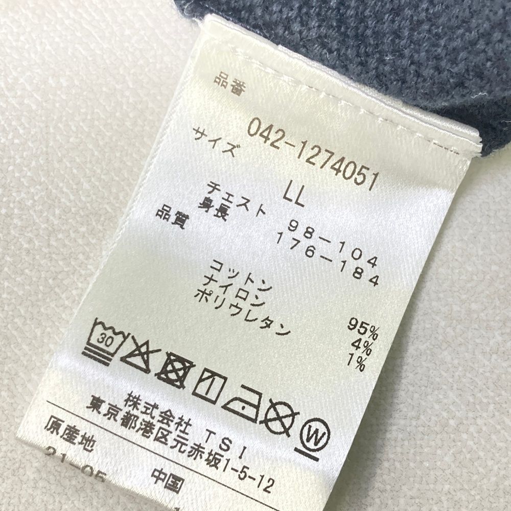 サイズ：LL ST ANDREWS セントアンドリュース 042-1274051 ハイネック ニット セーター  ブラック系 [240101484216] ゴルフウェア メンズ ストスト サイズ：LL ST ANDREWS セントアンドリュース 042-1274051