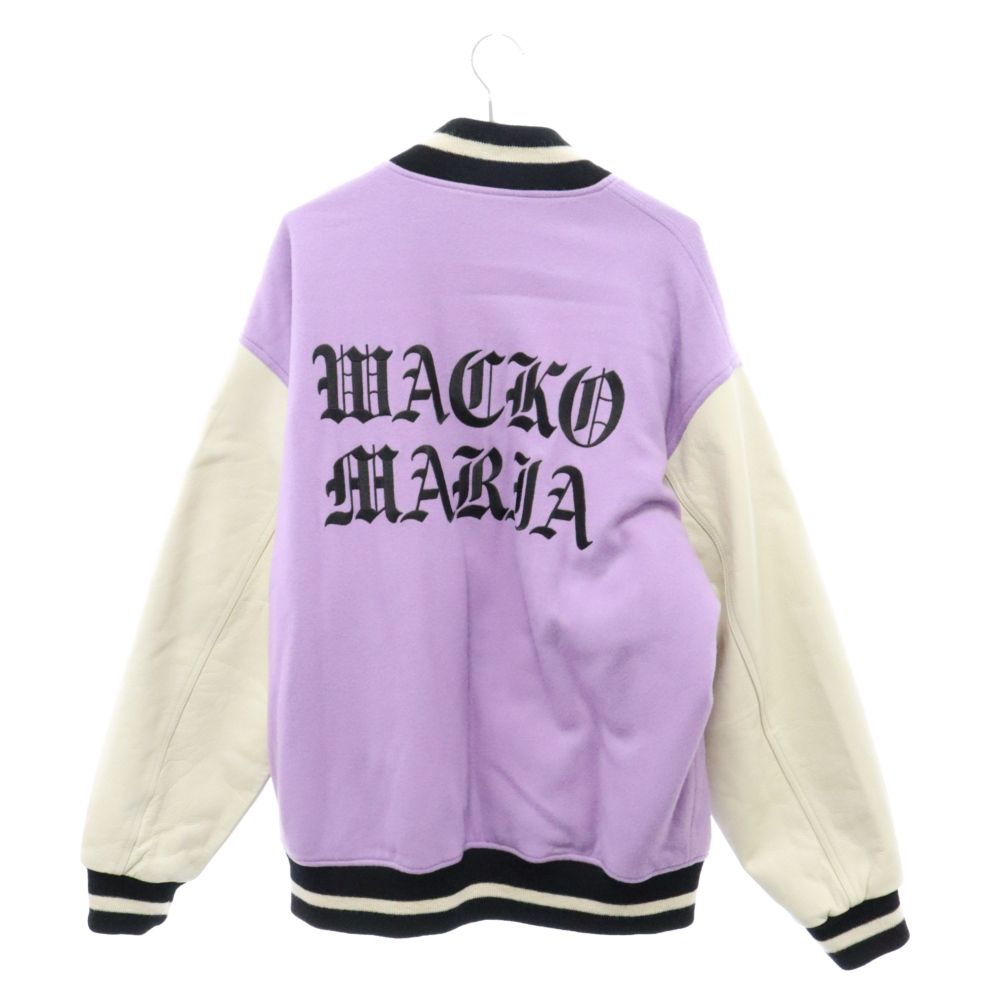 22AW WACKO MARIA ワコマリア LEATHER VARSITY JACKET スタジャン