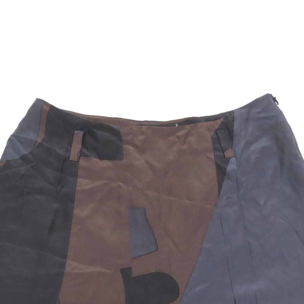 美品 CIVIDINI チヴィディーニ シルク フレアスカート ハーフ 膝