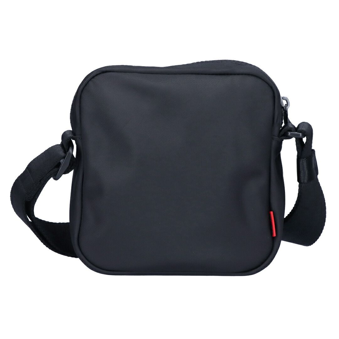 【極美品】ヒューゴ ボストンバッグ 黒 レッドロゴ ホールドオール ショルダー ヒューゴボス HUGO BOSS ショルダーバッグ HUGO RED 50535669