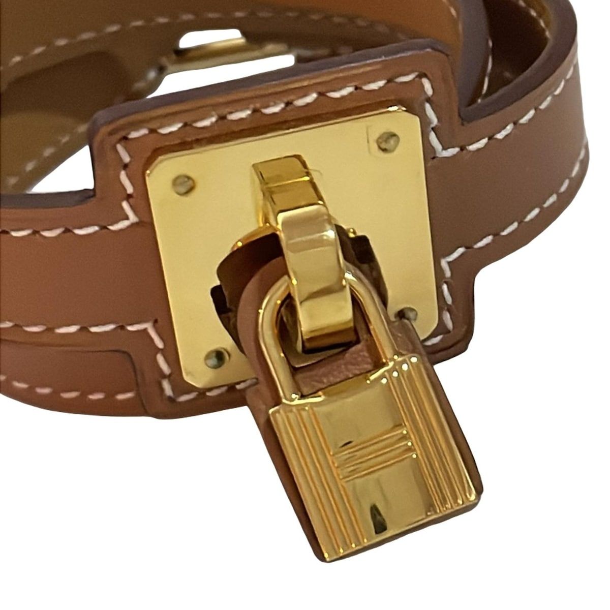 HERMES エルメス ゴールド金具 ジャンボ 2連 レザー