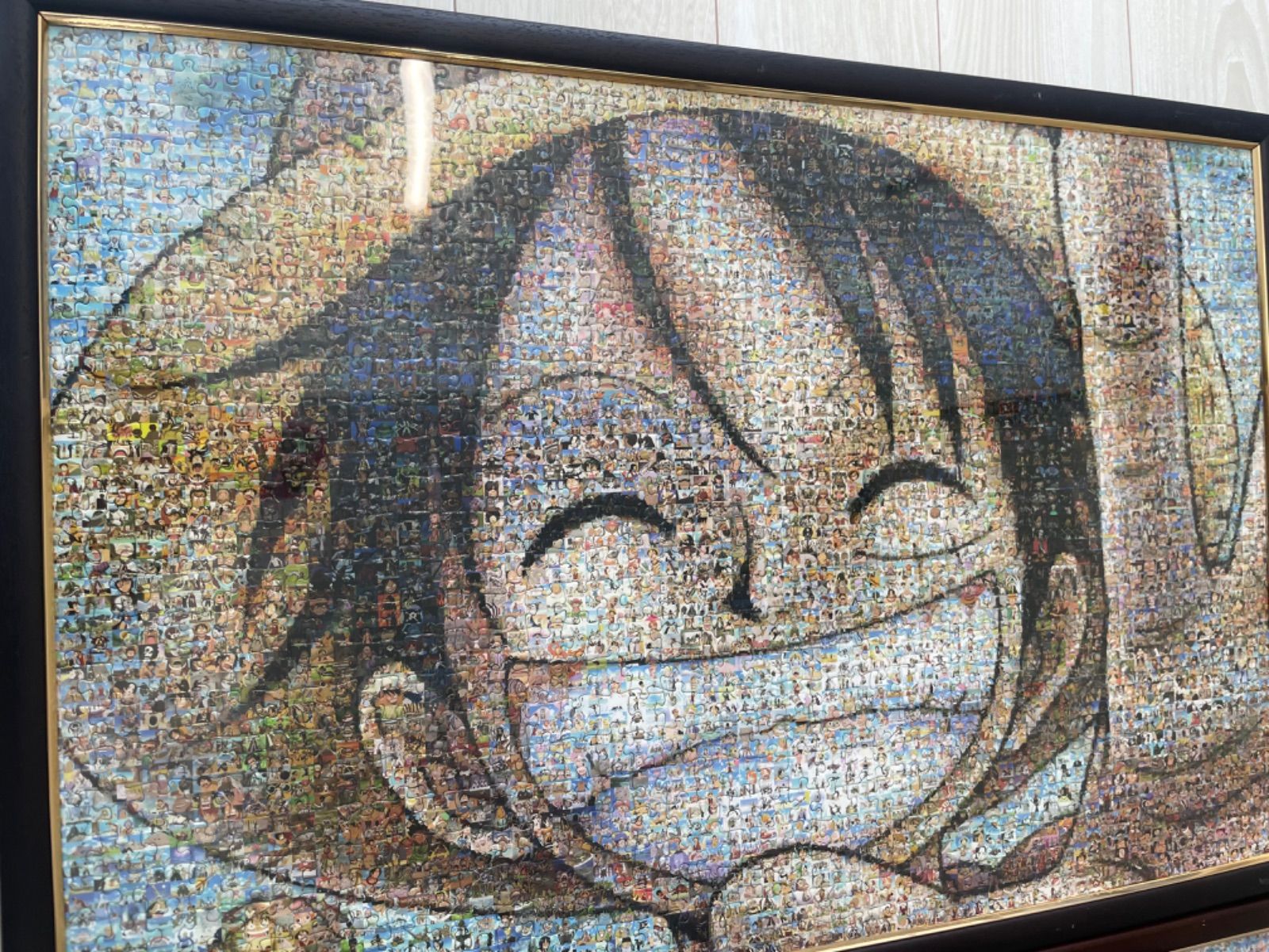 ワンピースパズル 1000ピース完成品！ ONE PIECE 上陸 パズル 1000P 完成品！の通販 by ラクマは