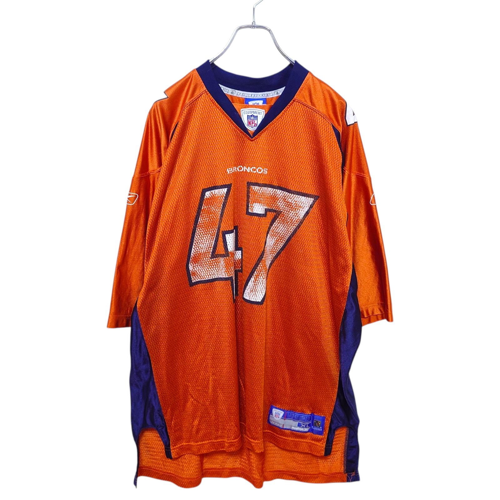 ☆Reebok☆ NFL USA製 デンバー・ブロンコス ゲームシャツC4639 Reebok - 【Reebok】 NFL デンバー・ブロンコス ゲームシャツ S