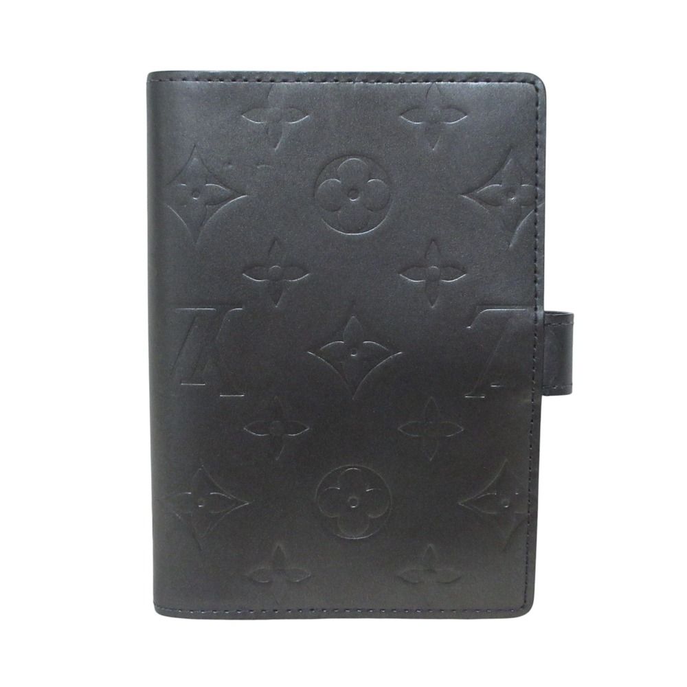 Louis vuitton ルイヴィトン アジェンダ PM モノグラムマット レザー 手帳カバー R20935 ダークグレー レディース 古着
