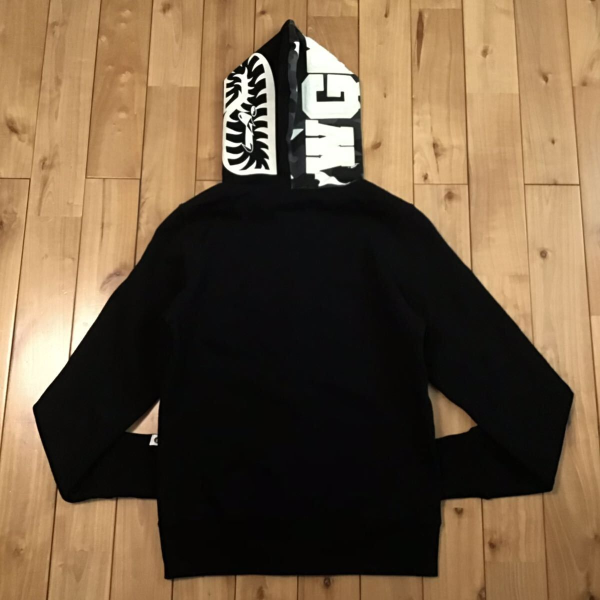☆蓄光☆ City camo シャーク パーカー Sサイズ shark full zip hoodie