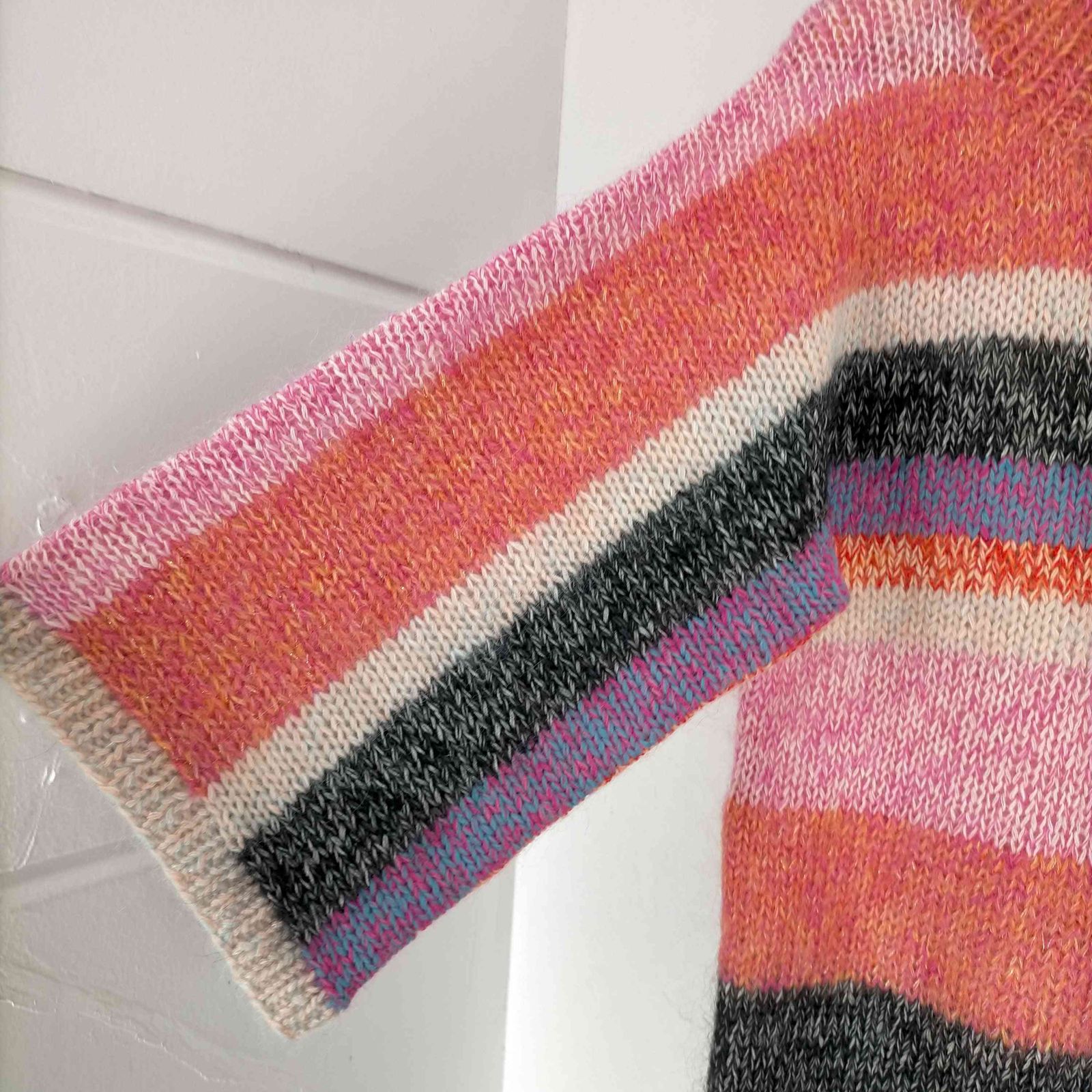 【冬バーゲン★特別送料無料！】 ツモリチサト TSUMORI CHISATO マルチミックスボーダーニット ニット+セーター