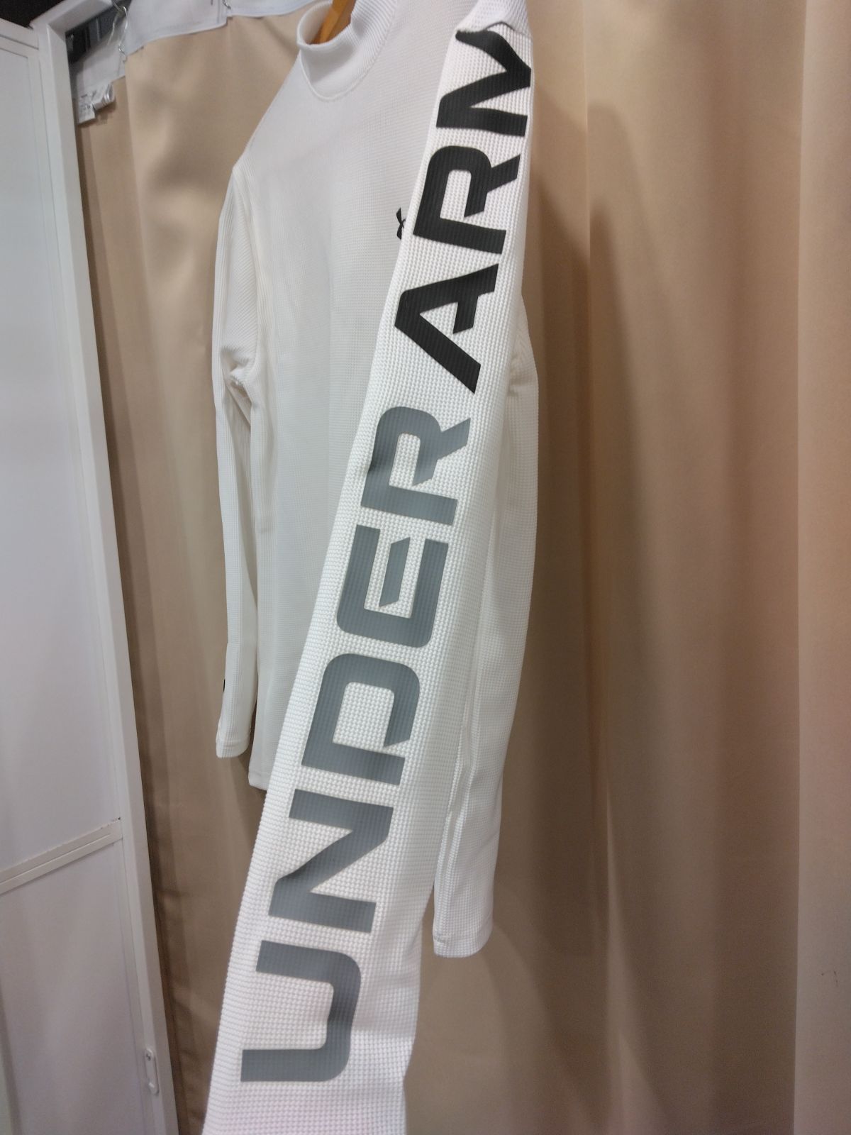 アンダーアーマー UNDERARMOUR UAドライブ ワッフル ロングスリーブ モックネック シャツ 6007932 モデル 新橋店