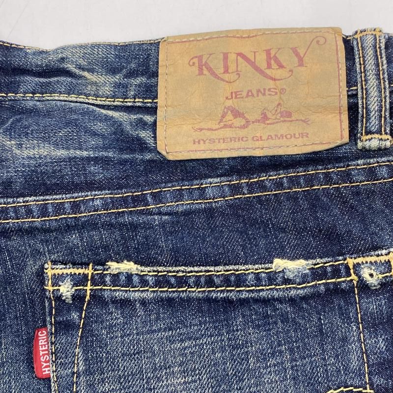 中古】HYSTERIC GLAMOUR KINKY スタッズ フレアデニム size:s