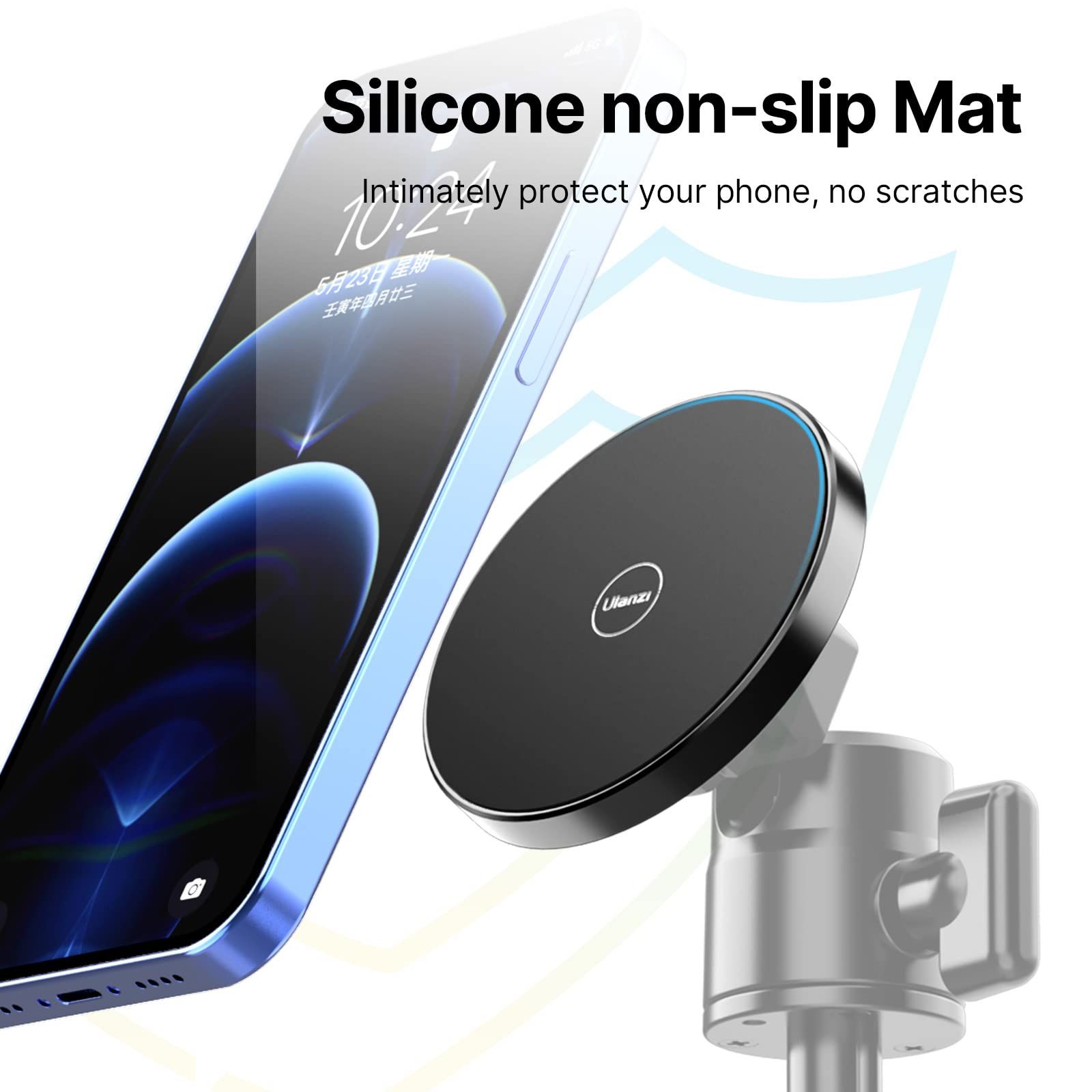 人気️ ULANZI MagSafe用 軽量 コンパクト 磁気 三脚アダプター | Ulanzi スマホ 三脚 MagSafe用 自撮り棒 スマホホルダー 磁気