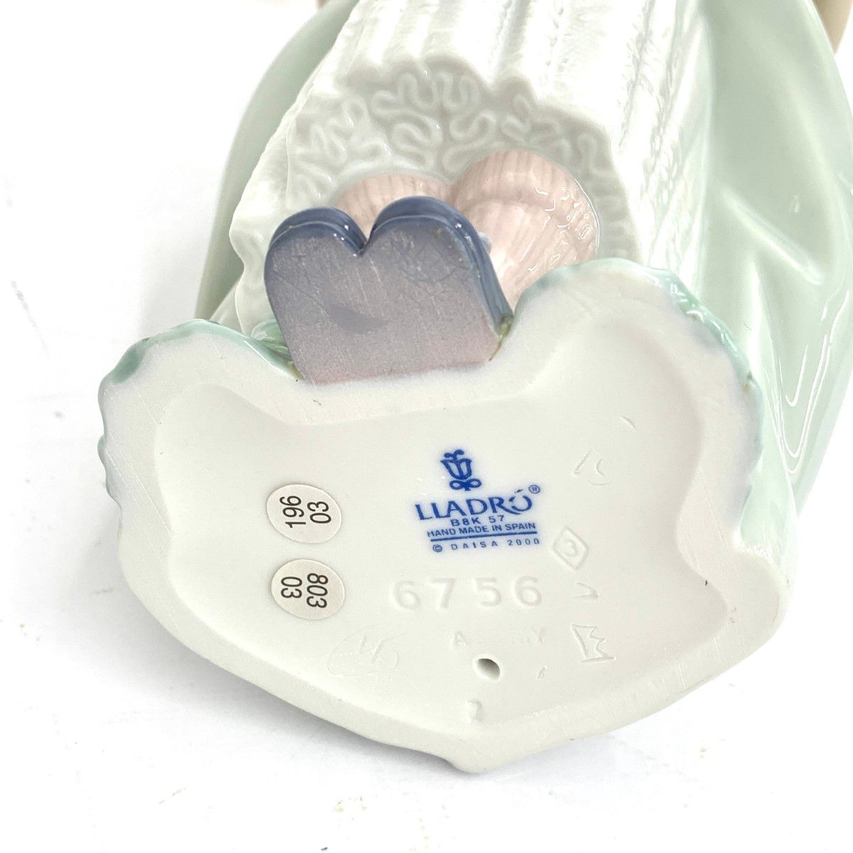 美品 LLADRO リヤドロ たくさん摘めたよ フィギュリン 箱付 6756 陶器