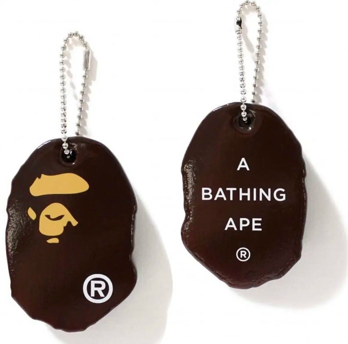 A BATHING APE(アベイシングエイプ) キーリング エイプ ヘッド キーチェーン