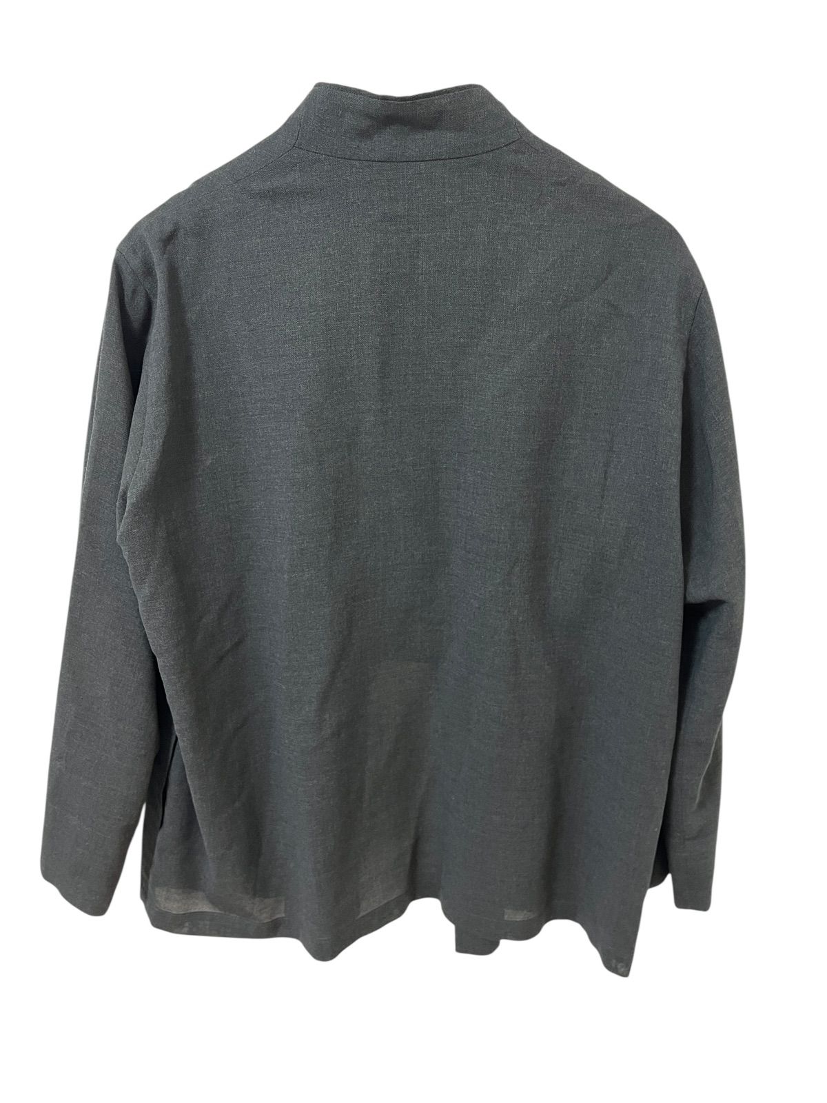 yoshie inaba ジャケット Z1429【美品】yoshie inaba ヨシエイナバ ノーカラージャケット