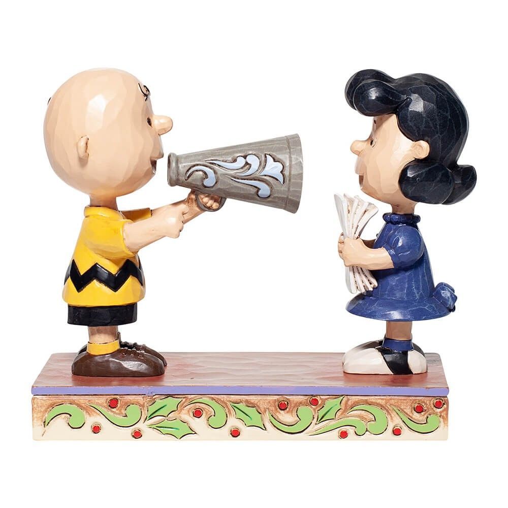 チャーリーブラウン ルーシー 映画監督 11.5cm | ジムショア ピーナッツ グッズ フィギュア 人形 置物 彫刻 正規輸入品