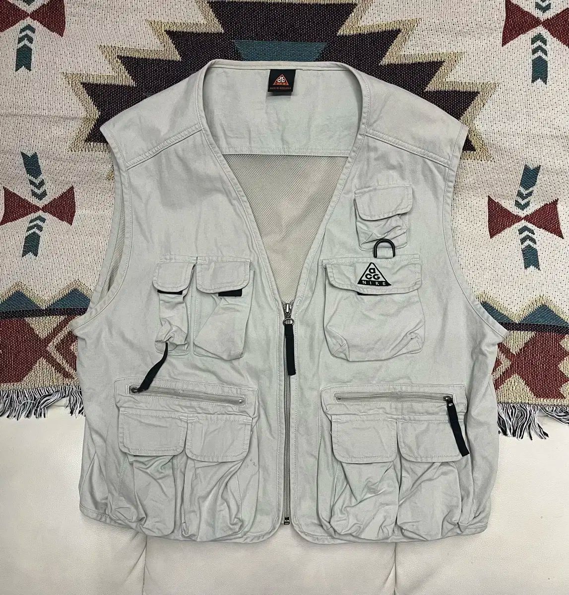 90s 00s NIKE ACG フィッシングベスト 美品]NIKE acg Sサイズ ナイロンベストフィッシングベスト
