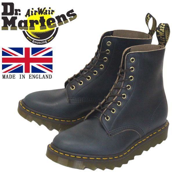Dr.Martens (ドクターマーチン) 25577493 1460 8EYE PASCAL RIPPLE パスカル リップル クロームエクセルレザー ブーツ NAVY イングランド製 Dr.Martens UK7-約26.0cm
