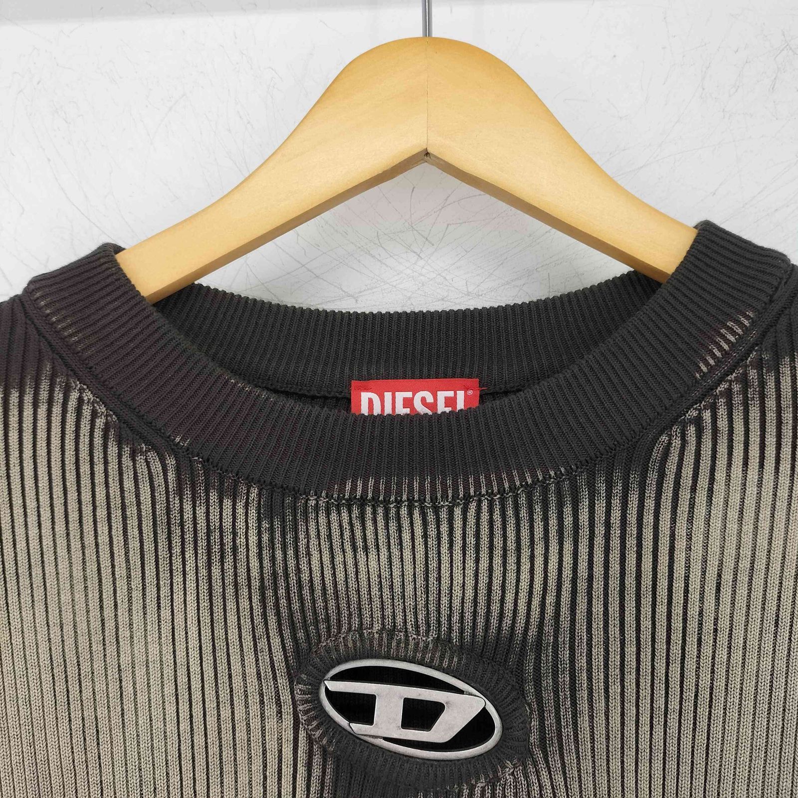 DIESEL グラデーションセーター XL ディーゼル DIESEL K-Darin グラデーションリブセーター メンズ