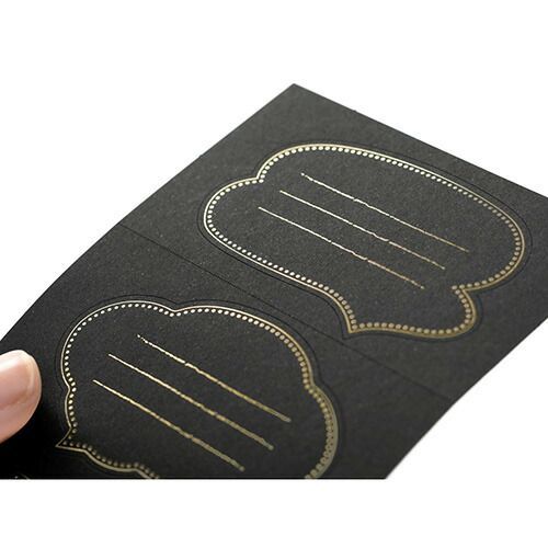 ラベル ふきだし柄