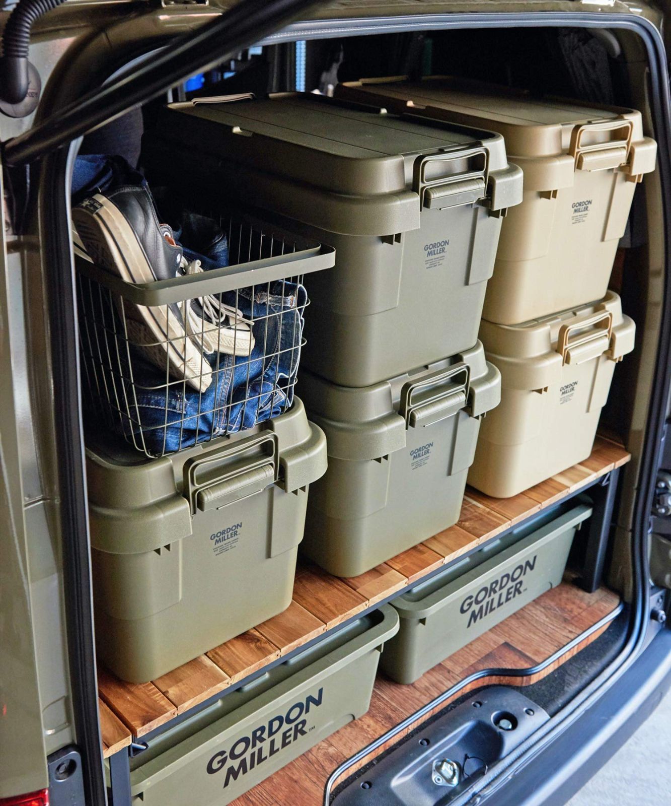 新品 スタッキング ゴードンミラー トランクカーゴ 50L 収納ボックス
