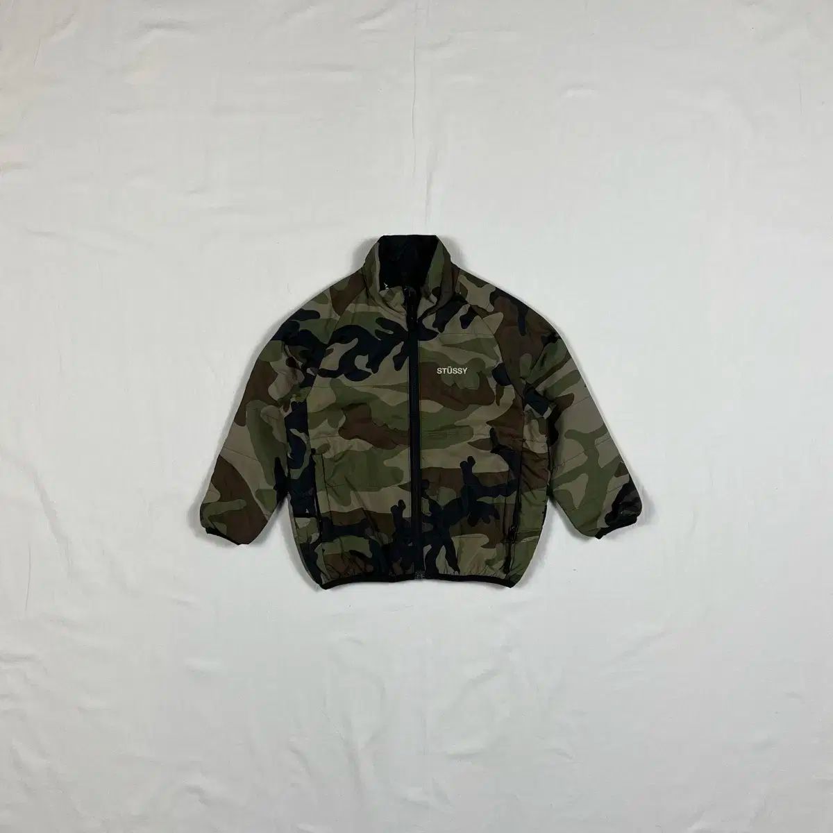 STUSSY ステューシー stussy キッズ リバーシブル カモフラージュ ジャケット