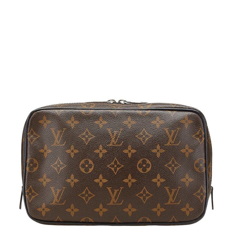 ルイ ヴィトン モノグラム トゥルース トワレット25 セカンドバッグ クラッチバッグ N47623 ブラウン PVC レディース LOUIS VUITTON 1-0215019