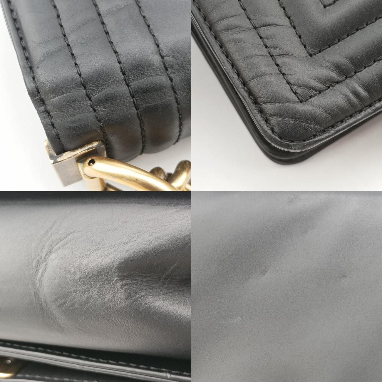 シャネルChanelボーイシャネルブラックレザーA6671115332938