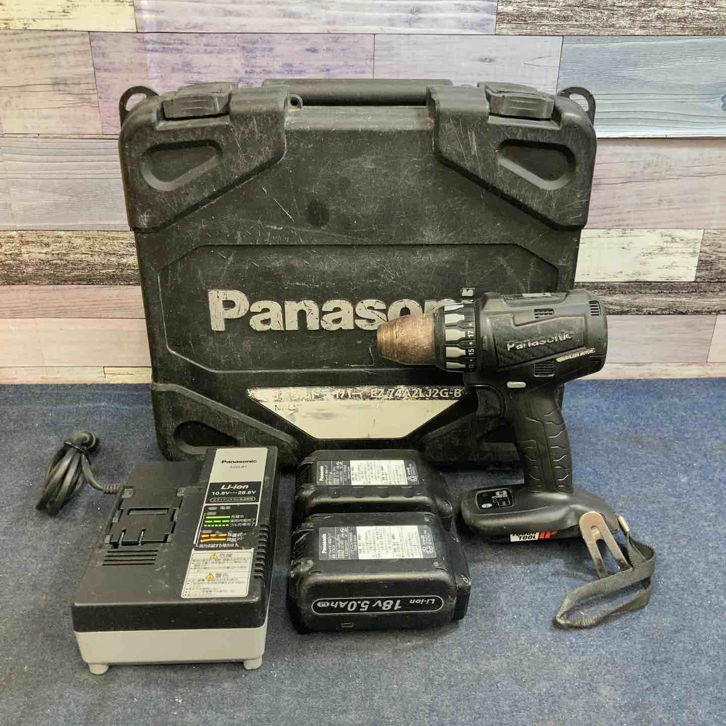 パナソニック Panasonic コードレスドリルドライバー EZ74A2LJ2G-B 八潮店