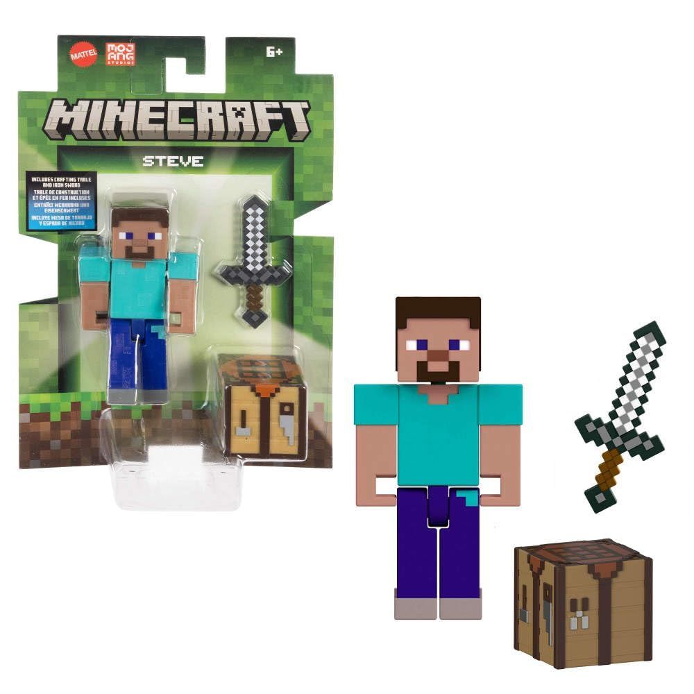 Mattel マインクラフト アクションフィギュア & アクセサリー 2個