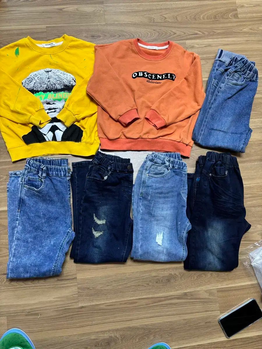 【雷市場（ポンジャン）商品韓国直送】 インディード・キッズ キッド デニム ++ ノーブランド 服 140 サイズ まとめ売り