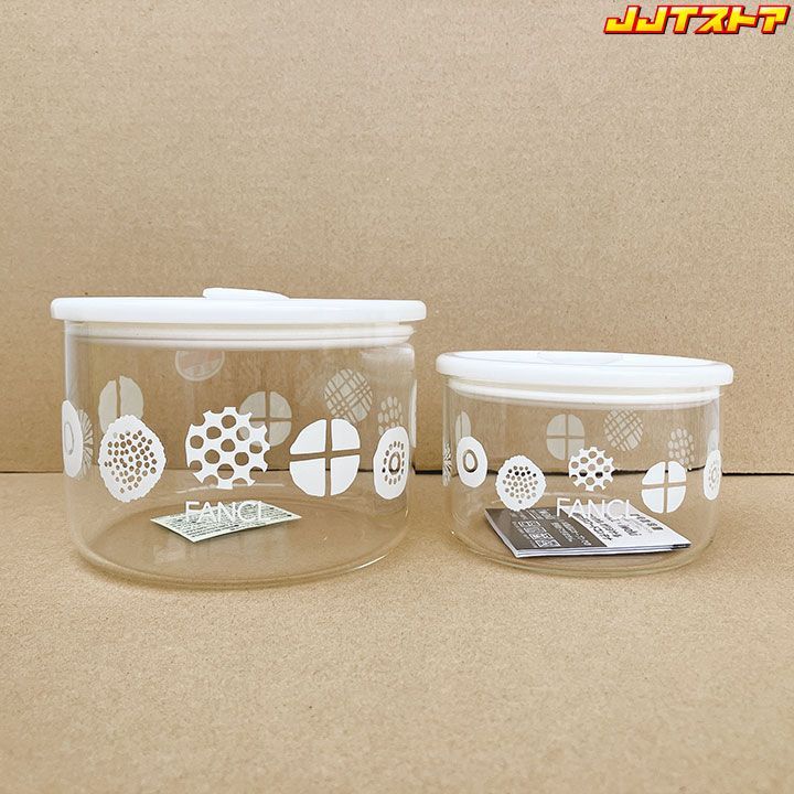 ファンケル x iwaki 耐熱ガラス フードコンテナ 大小2個セット