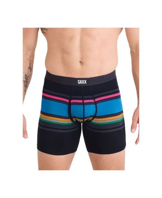 送料無料 サックス メンズ ボクサーパンツ アンダーウェア Men s Vibe Xtra Slim-Fit Printed Boxer Briefs Throwback Stripe-multi