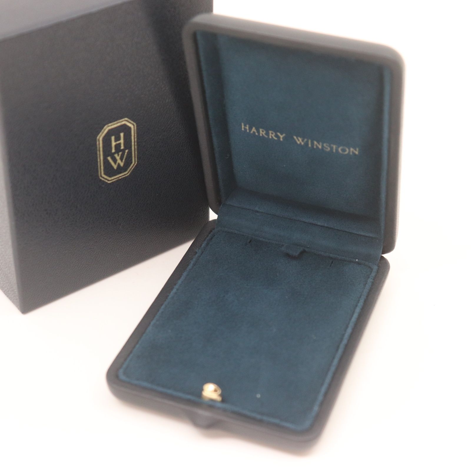 HARRY WINSTON ジュエリーボックス ネイビー ペアリングケース箱 HARRY