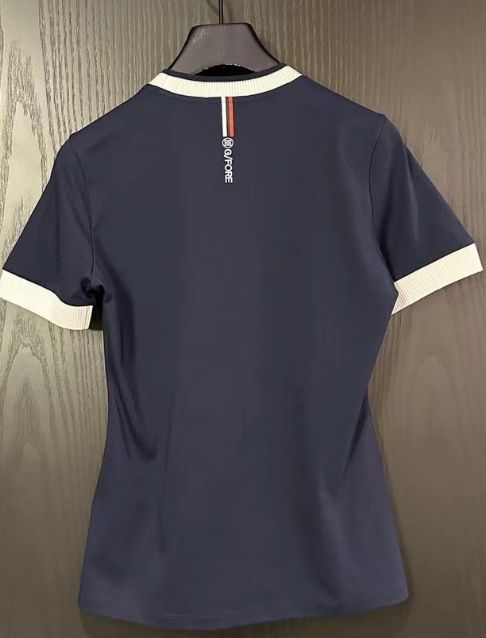 ジーフォア G/FORE ゴルフ レディース トップス 半袖 Tシャツ ネイビー  