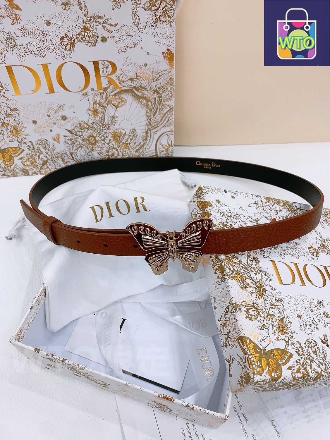 今日特価】Dior Saddle Belt サドルベルト-1 - メルカリ
