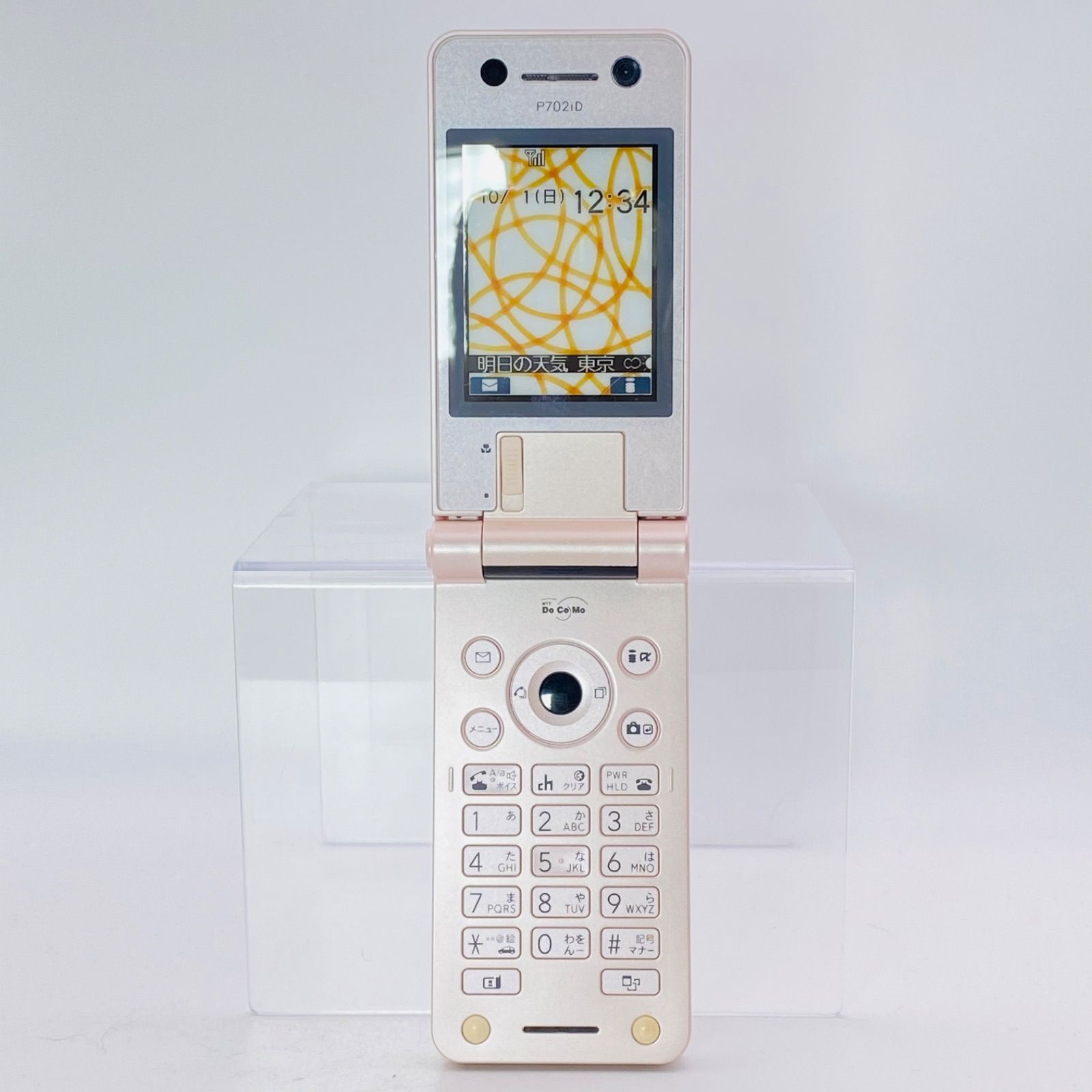 docomo FOMA P702iD ラウンド・コーラル モックアップ 模型