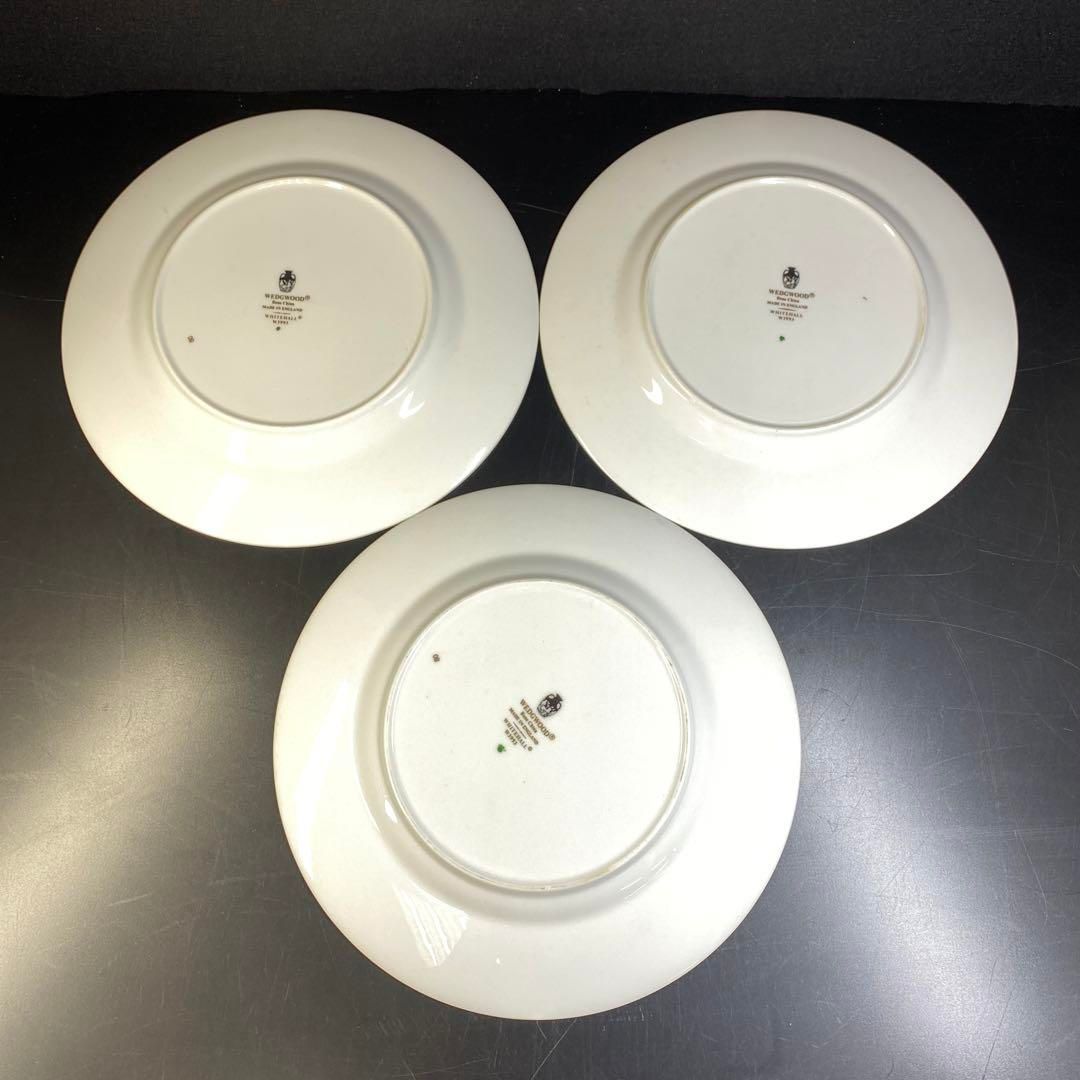 ホワイトホールパウダーブループレート6枚