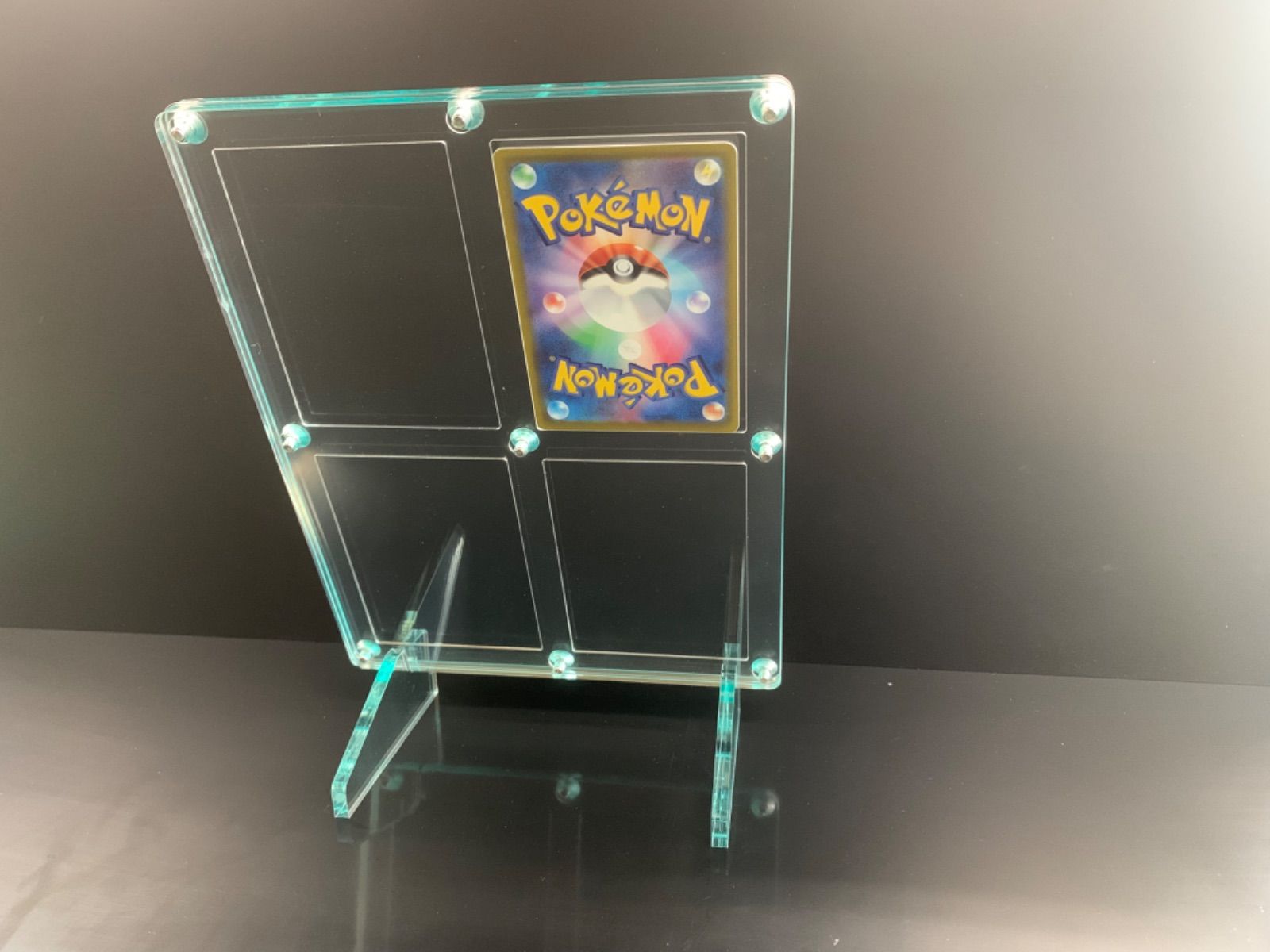 アクリル カードローダー 4連 ポケモン 遊戯王 トレーディングカード-1
