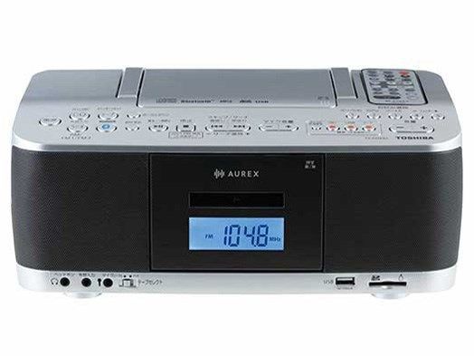 メーカー保証付き TY-CDX92-S 東芝 TOSHIBA SD|USB|CDラジオ カセットレコーダー Aurex オーレックス シルバー