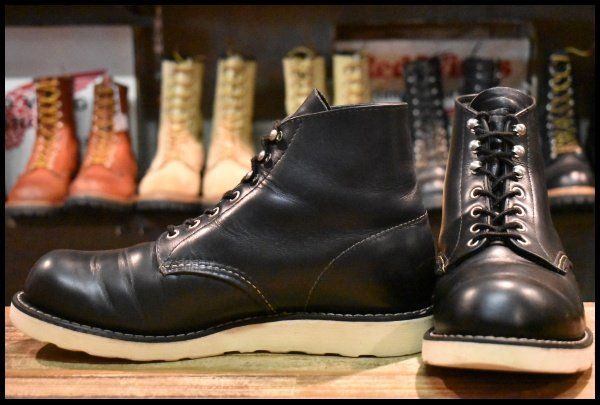 レッドウイング8165 四角犬タグ アイリッシュセッター 【黒プレーントゥ】 RED WING レッドウィング 8165 四角犬タグ アイリッシュセッター