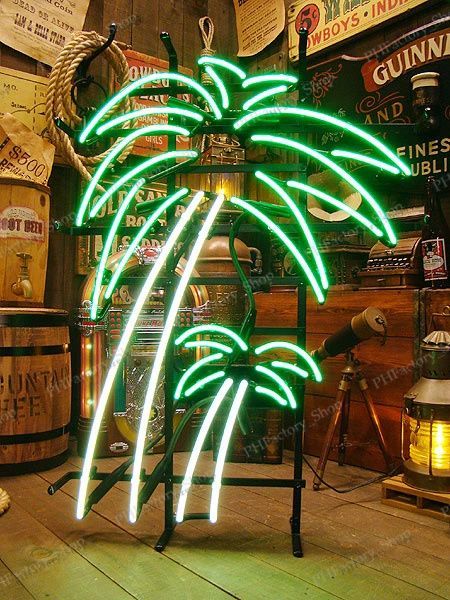 PALM TREE ネオンサイン ネオン管 パームツリー おしゃれ ガラスの