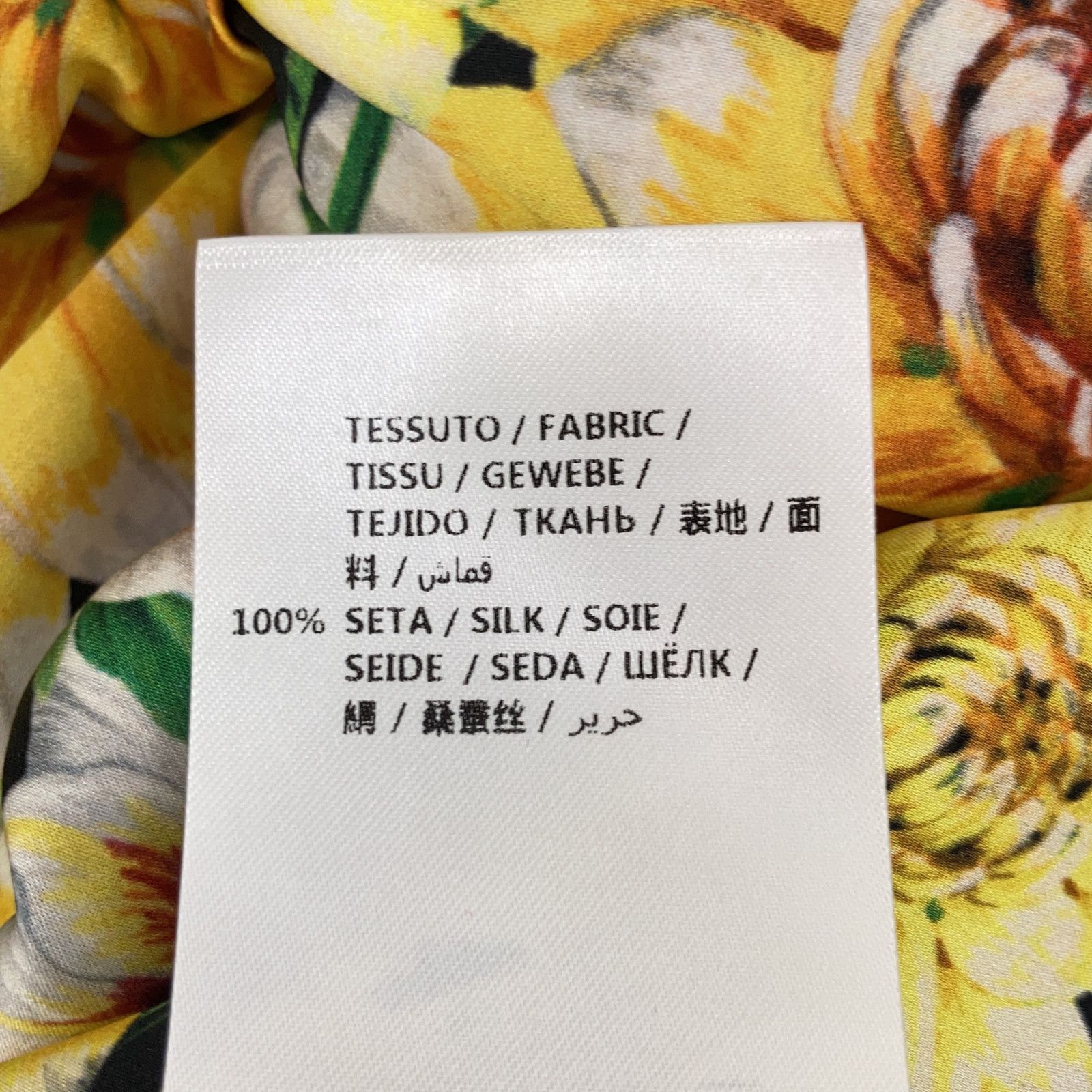 【緊急大幅値下げ！】 GUCCI グッチ 493528 17年 ﾏﾙﾁｶﾗｰ ｼﾙｸ100 ﾎﾞｳﾀｲﾌﾛｰﾗﾙﾜﾝﾋﾟｰｽ 36 2025超人気！