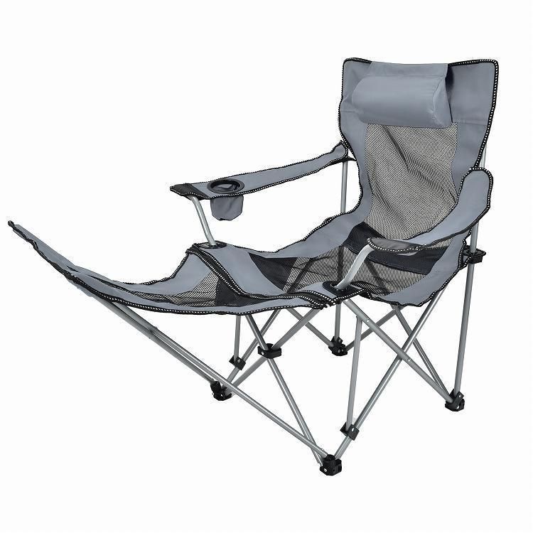 アウトドアチェア リクライニングチェア 折りたたみ 軽量 コンパクト 4WAY ベランダ おしゃれ 伸縮椅子 ハイバック 収納付き キャンプ メッ