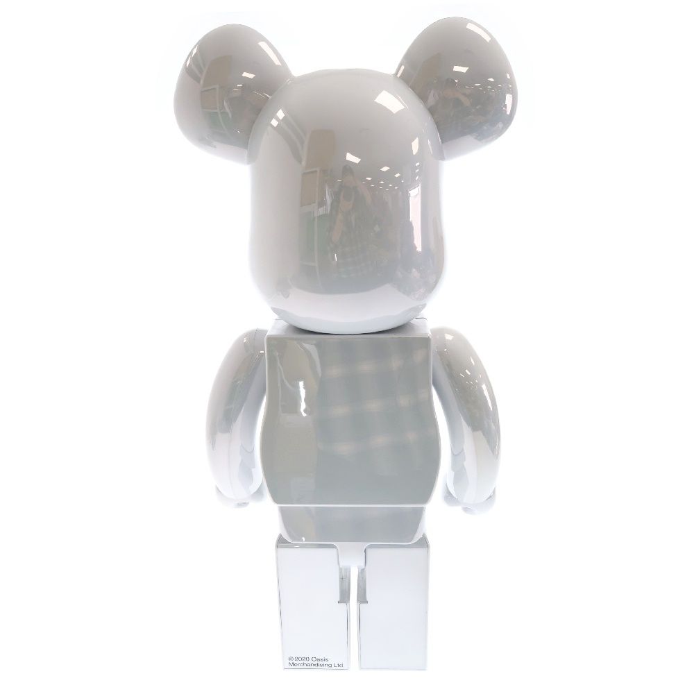 MEDICOM TOY (メディコムトイ) BE@RBRICK OASIS 1000% WHITE CHROME ベアブリック オアシス  ホワイトクロム フィギュア 人形 ホワイト - メルカリ