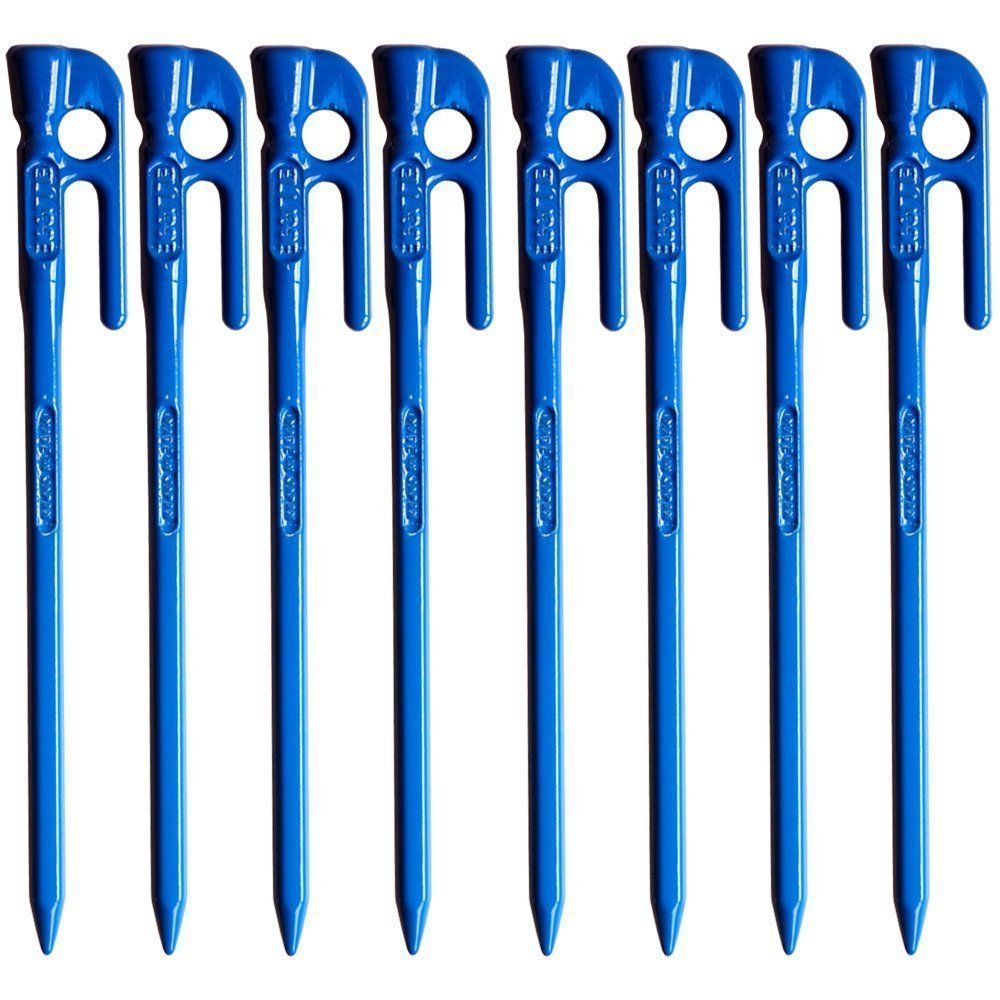 エリッゼ(ELLISSE) 鍛造ペグ エリッゼステーク 28cm ブルー粉体塗装 8本セット MK-280BL MADE IN JAPAN - メルカリ