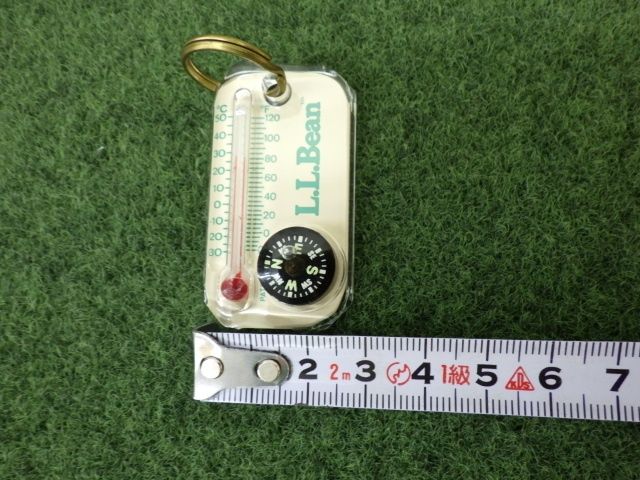 希少L.L.Bean 温度計とコンパスキーホルダー