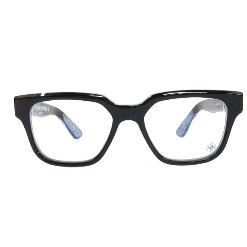 クロムハーツ CHROME HEARTS VAGILLIONAIRE II ダガー 眼鏡 メガネフレーム 度なし ブラック 54□19 152 AA