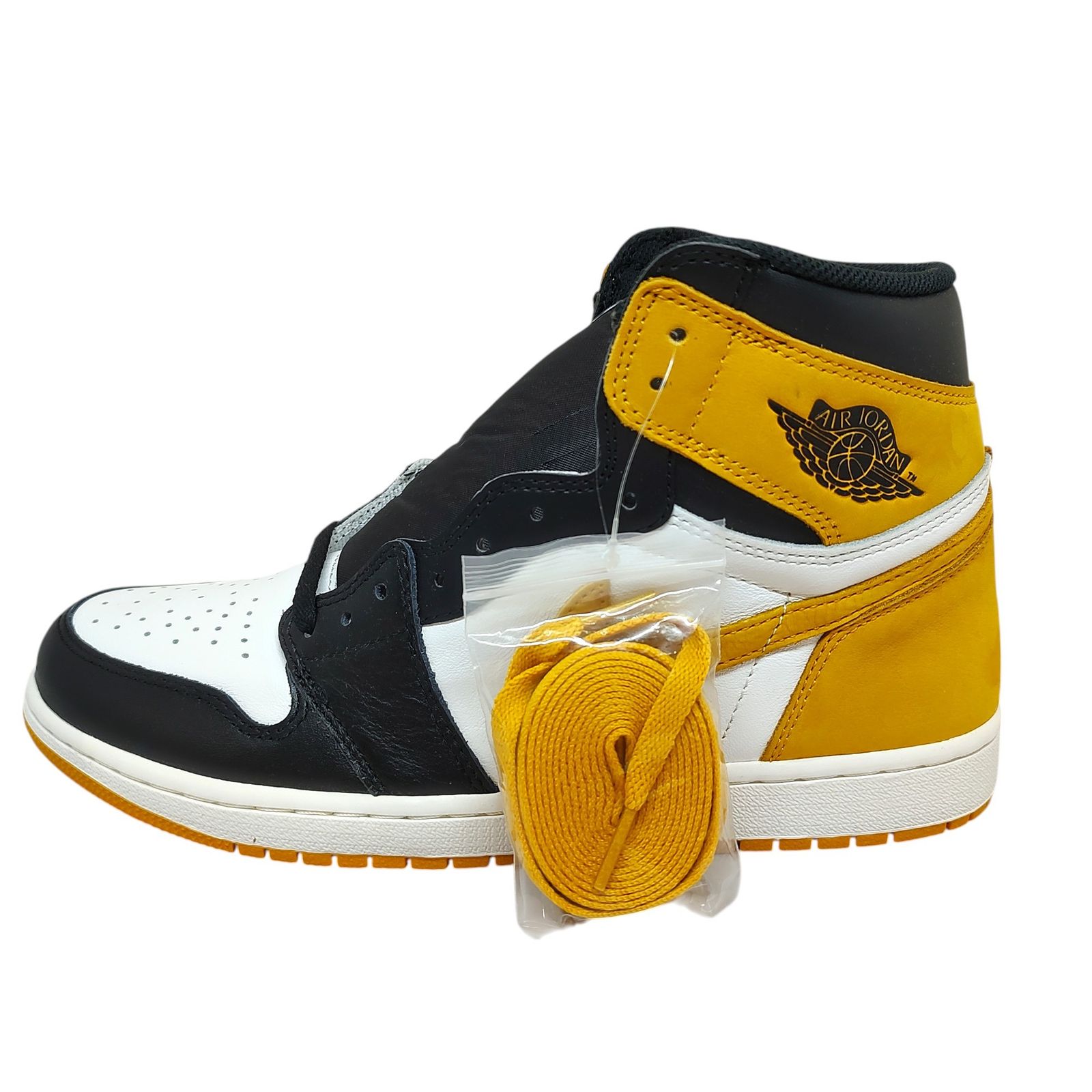 NIKE ナイキ Air Jordan 1 Retro High OG Black Toe/Yellow Ochre 