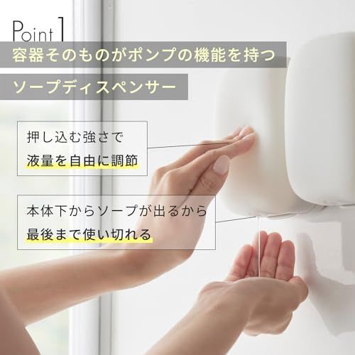 ホワイト マーナ marna マグネットディスペンサー 浮かせる収納