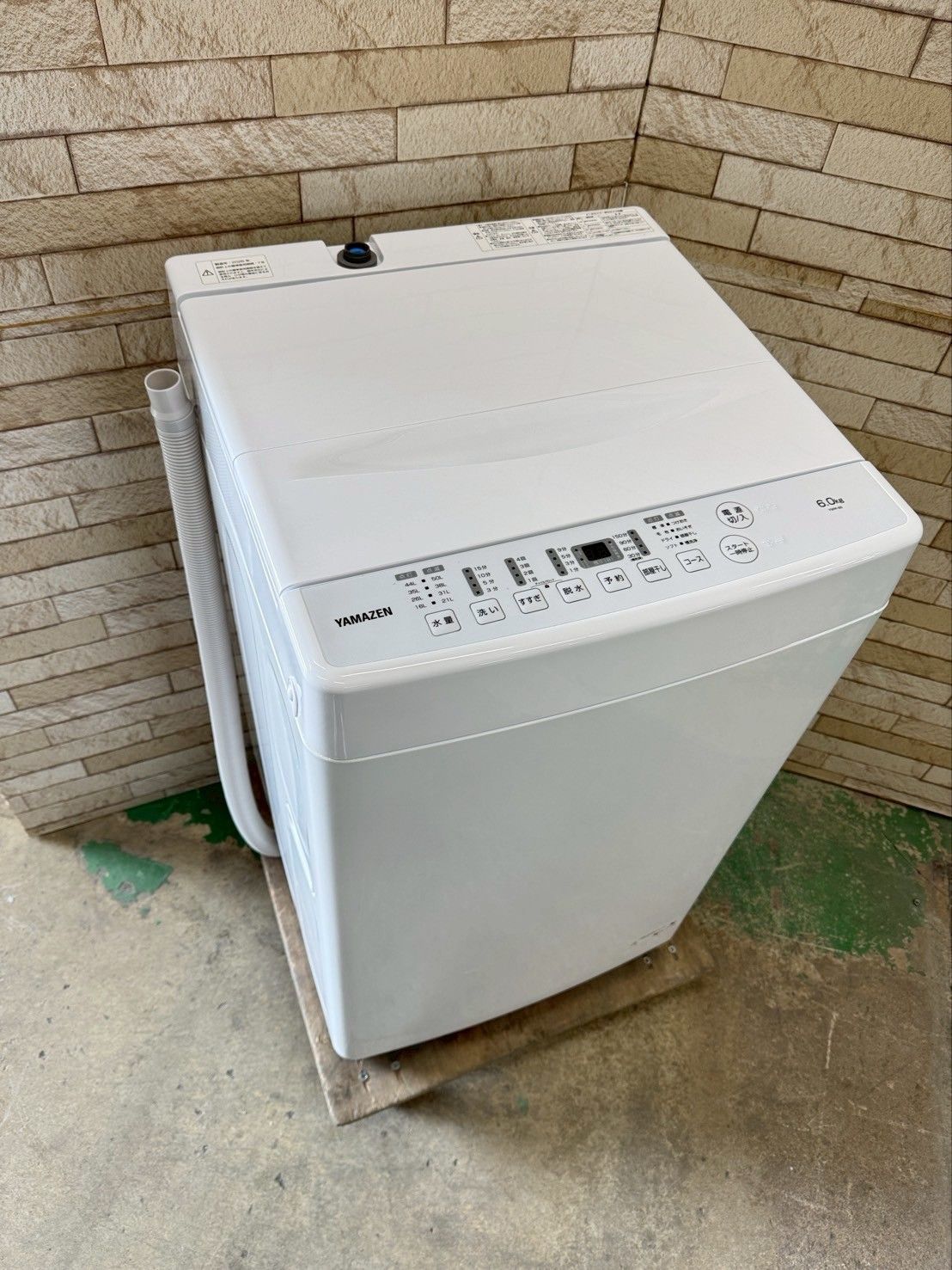 高年式 大阪送料無料 3か月保障付き 洗濯機 山善 6kg YWM-60 W IS-74