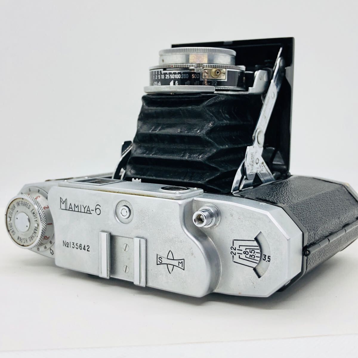 ☆訳アリ実用品☆ マミヤ Mamiya-6 D.Zuiko F.C. 7.5cm F3.5 蛇腹カメラ ＃403 - メルカリ